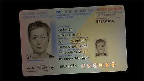 The Netherlands ID Card protected wth a KINEGRAM The Netherlands ID Card protected wth a KINEGRAM