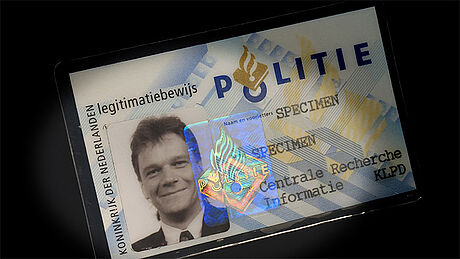 The Netherlands Police ID Card protected wth a KINEGRAM The Netherlands Police ID Card protected wth a KINEGRAM