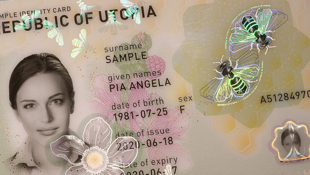 «La danse frétillante de l’abeille» Le KINEGRAM peut raconter des histoires.