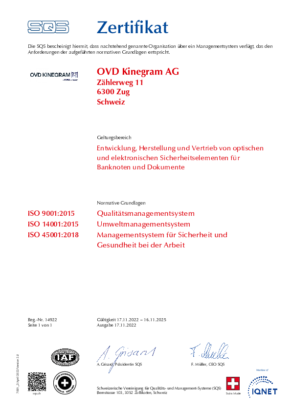 ISO 9001/14001/45001 - de ISO 9001/14001/45001 - de