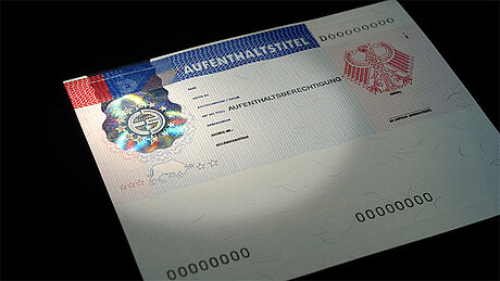 European Union Residence Permit protected with a KINEGRAM European Union Residence Permit protected with a KINEGRAM