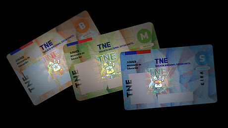 Chile Student ID Card protected wth a KINEGRAM Chile Student ID Card protected wth a KINEGRAM