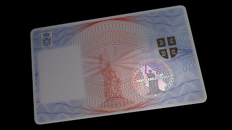 Serbia ID Card protected wth a KINEGRAM Serbia ID Card protected wth a KINEGRAM