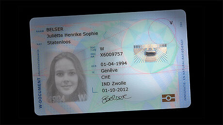 The Netherlands W-Document protected wth a KINEGRAM The Netherlands W-Document protected wth a KINEGRAM