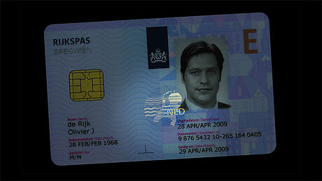 The Netherlands ID Card for Civil Servants protected wth a KINEGRAM The Netherlands ID Card for Civil Servants protected wth a KINEGRAM